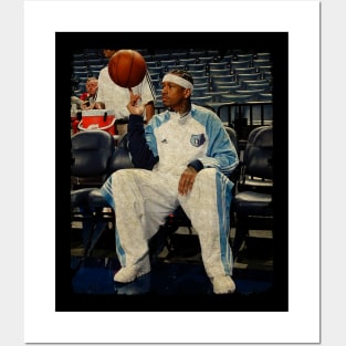 Allen Iverson with The Memphis Grizzlies Posters and Art